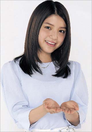 総合司会に抜てきされ、おなじみの「ＺＩＰ！ポーズ」を初披露した川島海荷