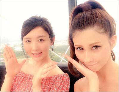 ダレノガレ明美とおのののかのツーショット写真