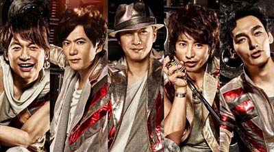 SMAPのメンバー5人
