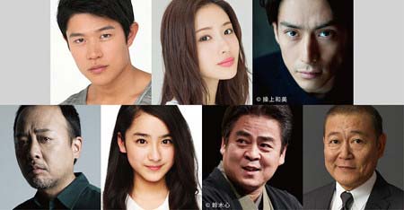 上段左から鈴木亮平さん、石原さとみさん、伊勢谷友介。下段左からマキタスポーツさん、平祐奈さん、立川談春さん、國村隼さん