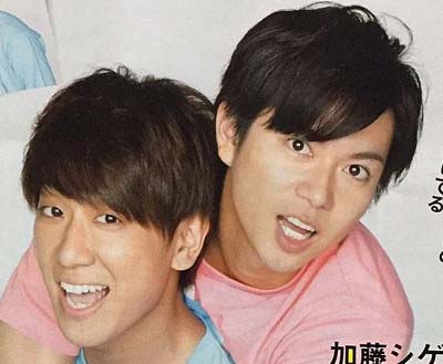 NEWSの小山慶一郎と加藤シゲアキ