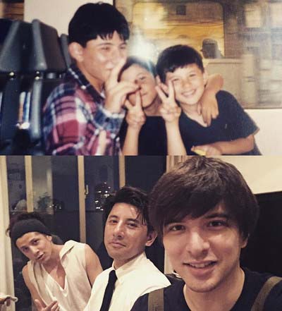 城田優の兄2人との3兄弟写真