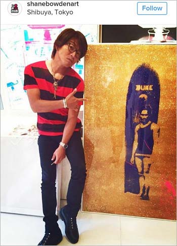 シェーンボーデンがインスタグラムに投稿していた木村拓哉の写真