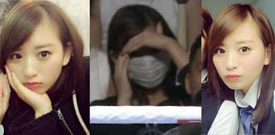 ボクシング中継に映った女性と木下春奈の比較写真