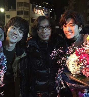 Hey! Say! JUMPの中島裕翔のインスタグラム?から流出した菅田将暉、行定勲監督とのスリーショット写真