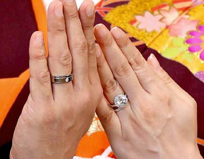片岡愛之助と藤原紀香の結婚指輪