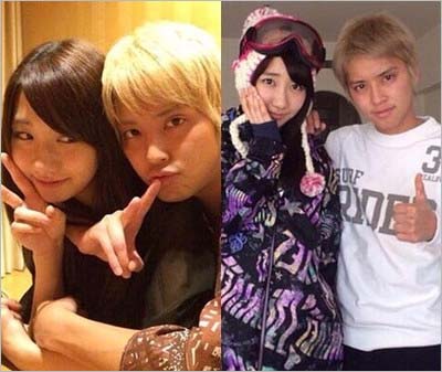 柏木由紀と手越祐也の浴衣抱擁&密着ツーショット写真