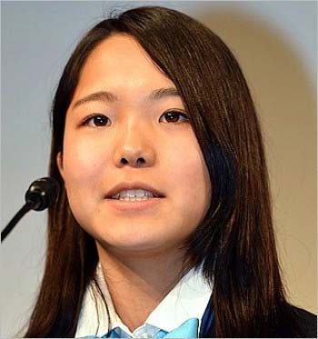 高校生時代の高梨沙羅選手