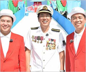 TBS『オール芸人お笑い謝肉祭’16秋』でMCを務めたタカアンドトシ&とんねるず・石橋貴明