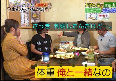 『ダウンタウンなう』で坂上忍が菊地亜美の体重を暴露