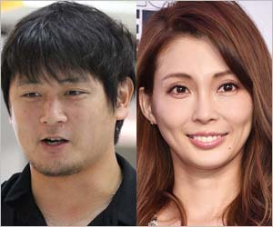 涌井秀章投手と押切もえ