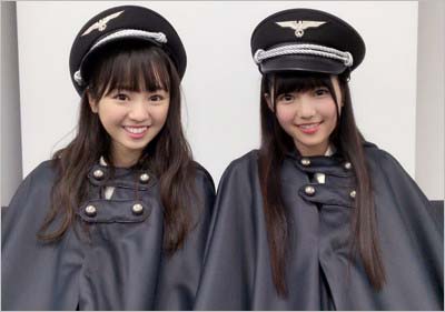 欅坂46メンバーが着用のナチス・ドイツの軍服を思わせる衣装