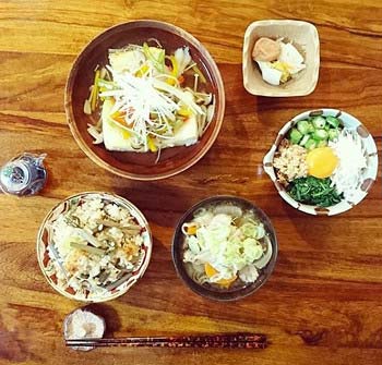 木村文乃がインスタグラムに投稿した手料理(ふみ飯)の写真3枚目