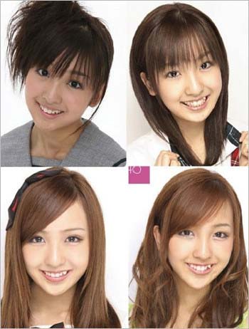 板野友美の顔が進化する過程2枚目