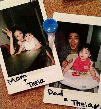 黒木メイサと赤西仁の子供・ティア(Theia)