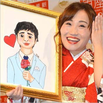 キンタロー。が描いた夫の似顔絵