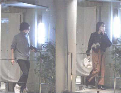 11月5日深夜、飲食店から出てきた伊野尾慧&三上真奈アナ