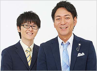 スーパーマラドーナの田中一彦（左）と武智（右）