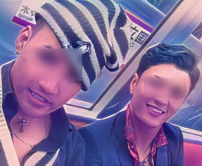 真月 スカイ ジュニアー ダ シルバーと真月ブルシのツーショット写真