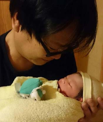 第2子誕生を報告した星田英利（ほっしゃん。）がインスタグラムに投稿した写真