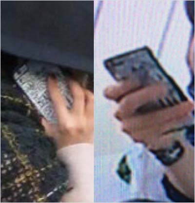 松本潤と井上真央のスマートフォンカバー写真