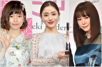 島崎遥香、石原さとみ、桐谷美玲