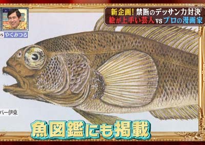 エスパー伊東が描いた魚の絵