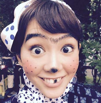 桐谷美玲のどじょうすくい姿