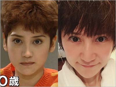 20歳の頃の鈴木蘭々と現在の写真