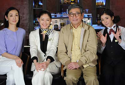 テレビ朝日新ドラマ『やすらぎの郷』出演の草刈民代、常盤貴子、石坂浩二、松岡茉優
