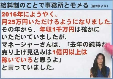 清水富美加が告白した2016年の月給と年収