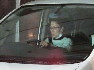 帰宅した高畑淳子