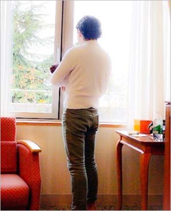 加護亜依がブログに投稿した夫の写真