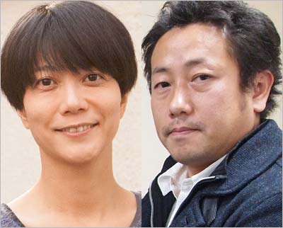 画像が三島有紀子さん、右が森井輝さん
