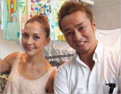 土屋アンナと菊池大和のツーショット