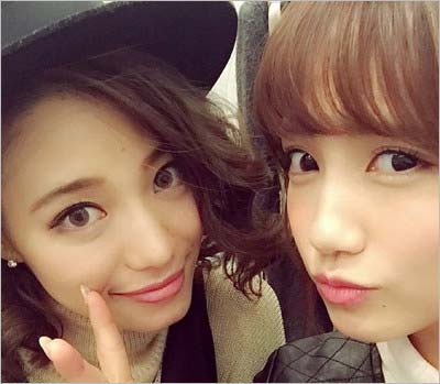 武田舞香と加藤玲奈のツーショット