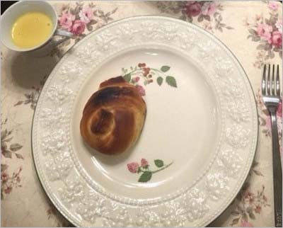 堀田理紗がブログに投稿したお皿