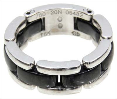 シャネル リング ウルトラリング ブラックセラミック