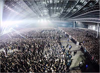 幕張メッセで開催のワンオクライブで撮影した会場内の写真