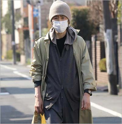 女性自身が撮影した田村正和のプライベート写真