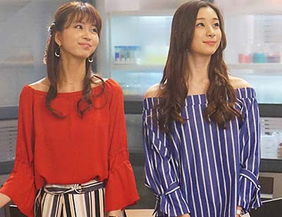 『人は見た目が100パーセント』第2話、ステキ女子演じる足立梨花と岡崎紗絵