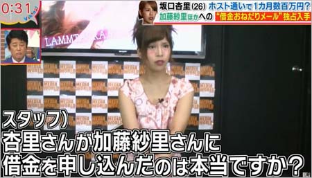 『バイキング』の取材に借金疑惑を否定した坂口杏里1枚目