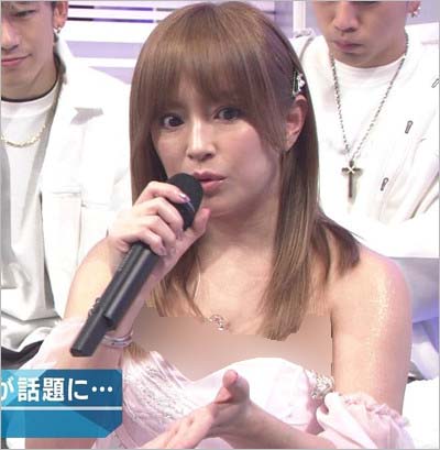 浜崎あゆみが3月31日放送のMステに出演した時の姿