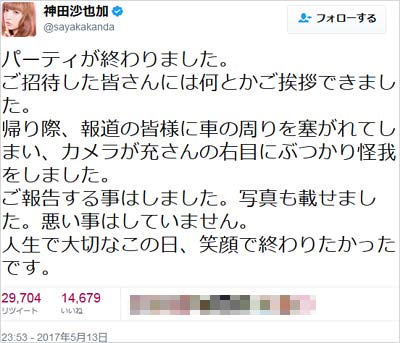 神田沙也加のツイート2枚目
