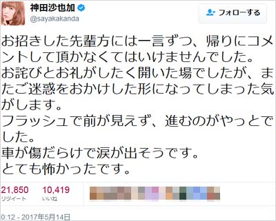 神田沙也加のツイート3枚目