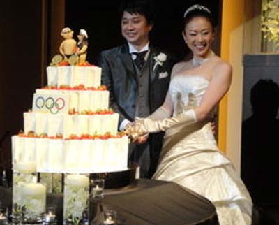 田中雅美と元夫の結婚式
