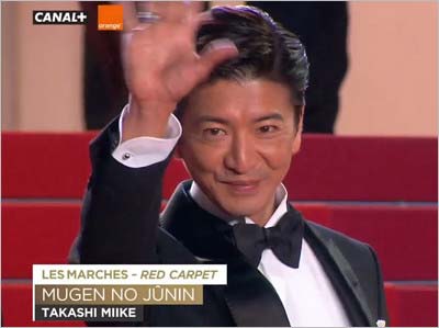 『第70回カンヌ映画祭』レッドカーペットで撮影の木村拓哉