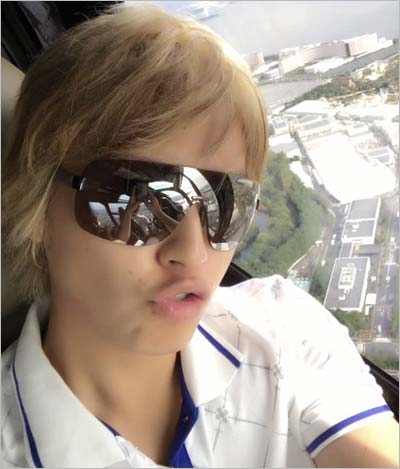 手越祐也のLINEから流出、自撮り写真