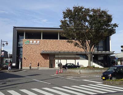 埼玉県・川越線の指扇駅の外観