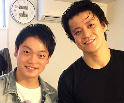 おばたのお兄さん(小幡和貴)と小栗旬